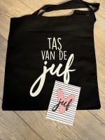 leuk kadootje voor de juf om zo haar spullen in op te bergen Tas van de juf